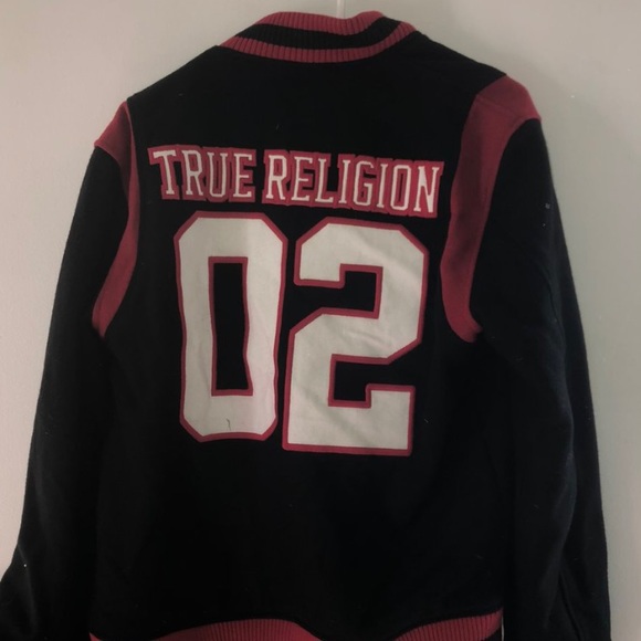 True religion varsity jacket - Picture 1 of 3